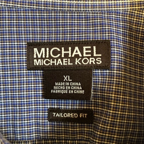 Michael Kors light blue short sleeve shirt - Picture 2 of 3